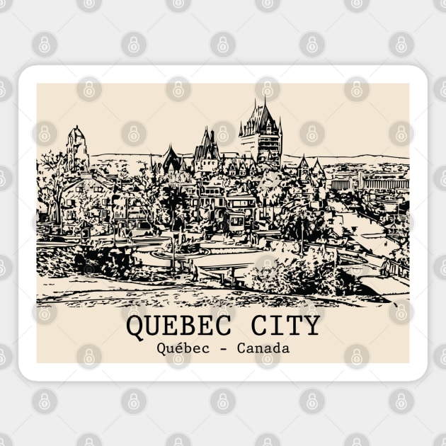 Québec City - Québec Magnet by Lakeric